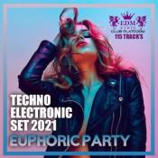 Сборник музыки VA - Euphoric Party: Techno Electronic Set (2021) MP3