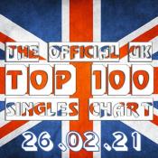 Сборник музыки The Official UK Top 100 Singles Chart 26.02.2021 (2021)